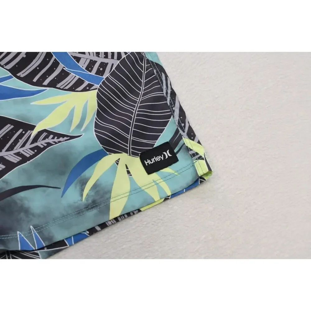 Hurley Phantom Board Shorts Floral Water Swim Trunks‎ Surf Mens Size Small